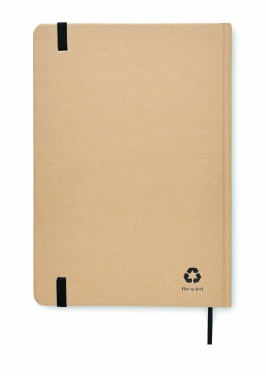 Logo trade promotional items picture of: A5 recycled carton notebook