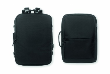 Logo trade business gifts image of: Backpack 600D RPET