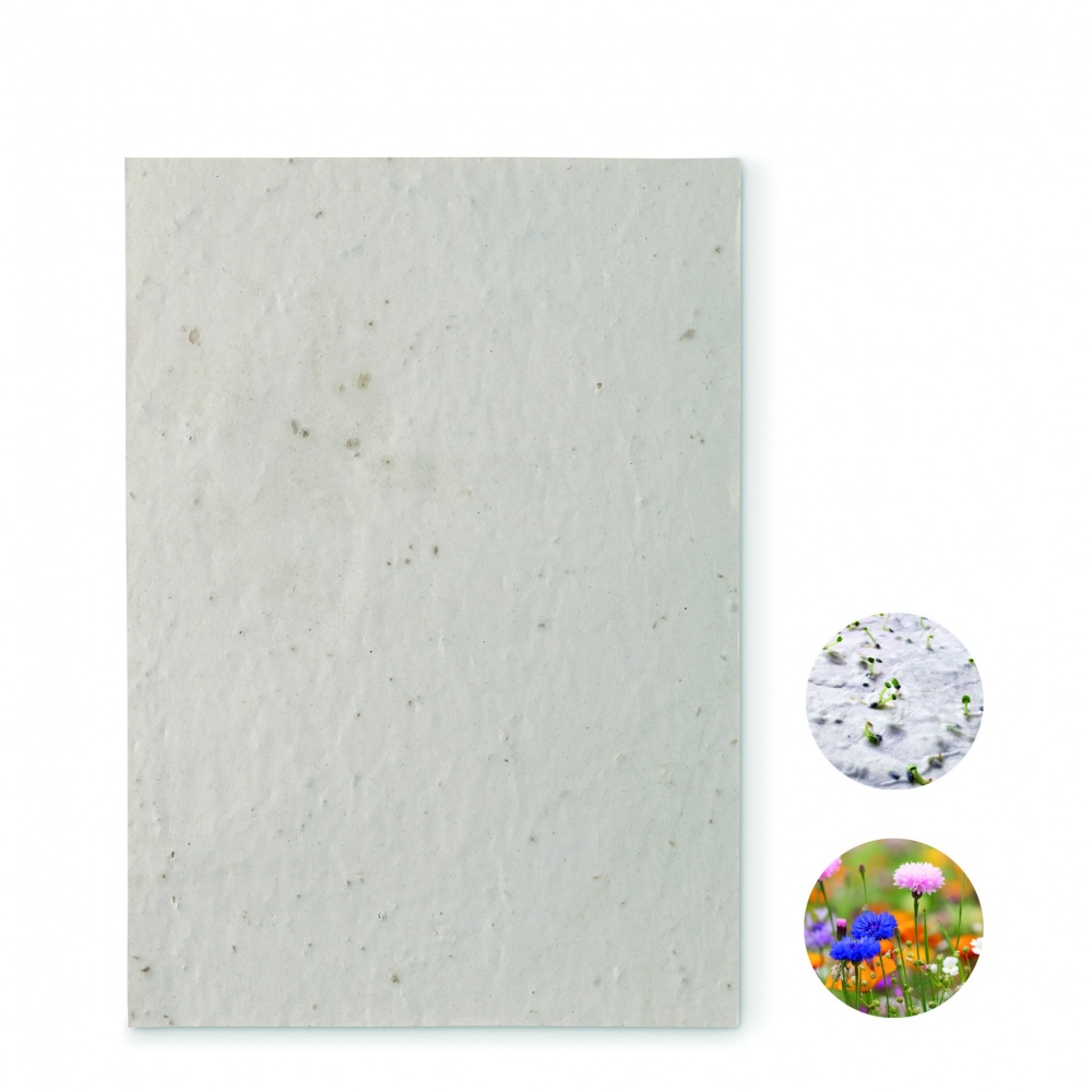 Logotrade corporate gift image of: A5 wildflower seed paper sheet