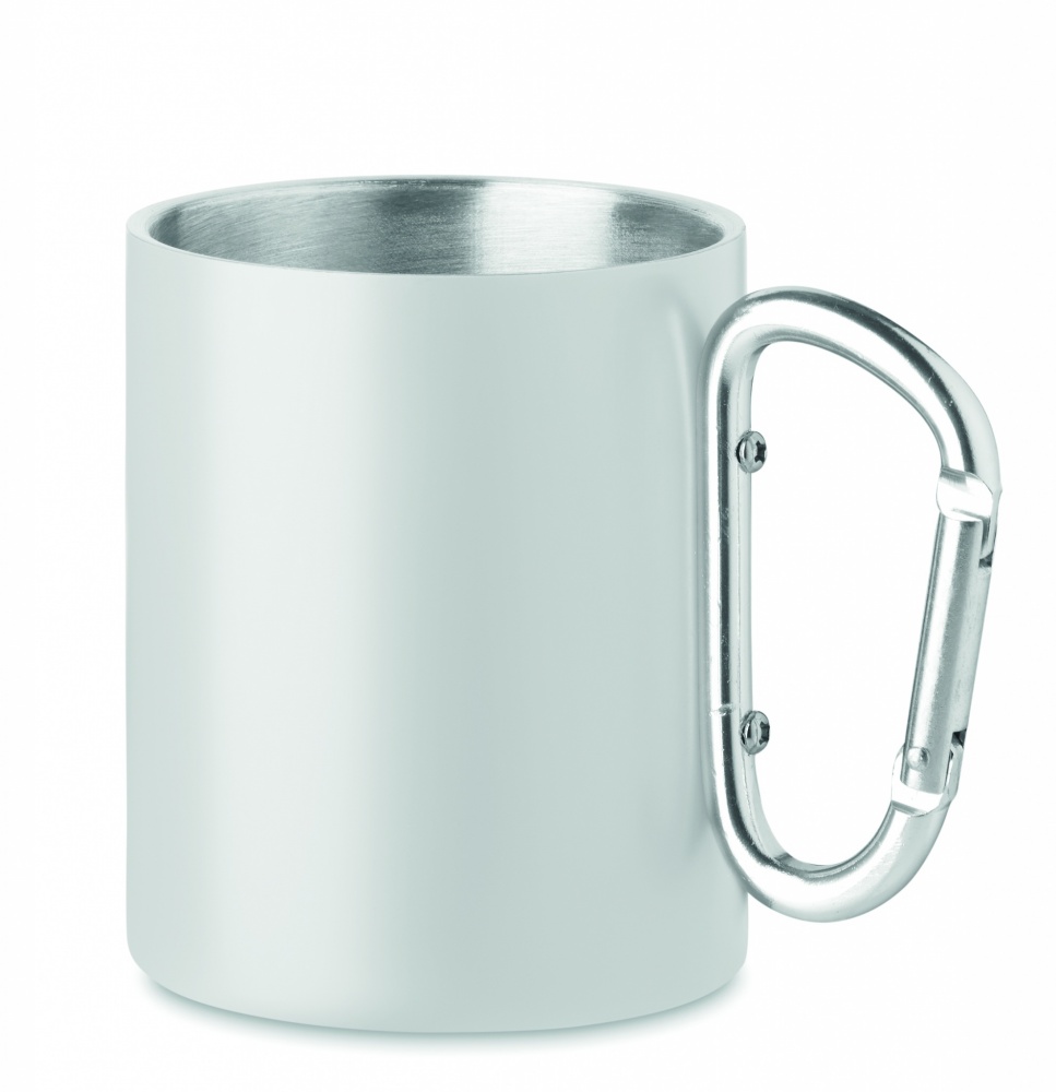 Logotrade promotional gift picture of: Metal mug and carabiner handle