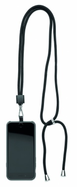 Logo trade promotional merchandise photo of: RPET Phone holder lanyard