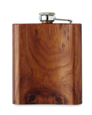 Logo trade advertising product photo of: Slim hip flask 190 ml