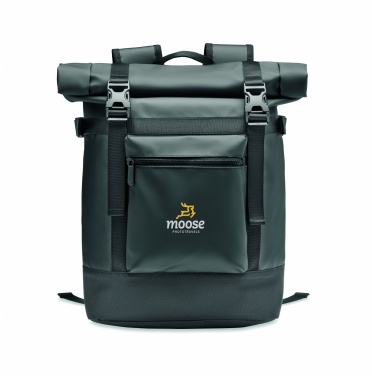 Logo trade corporate gift photo of: Rolltop backpack 50C tarpaulin