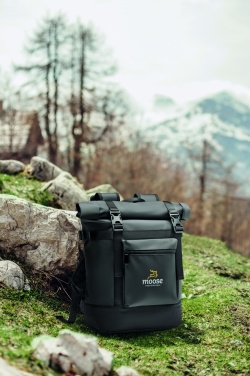 Logotrade promotional giveaway image of: Rolltop backpack 50C tarpaulin