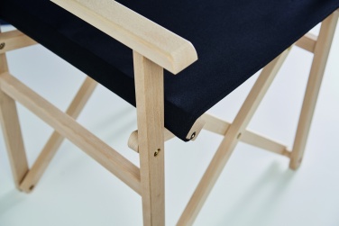 Logo trade corporate gifts image of: Foldable wooden beach chair