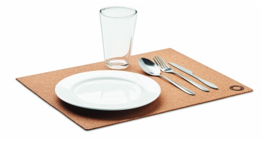 Logo trade promotional merchandise picture of: Placemat in cork