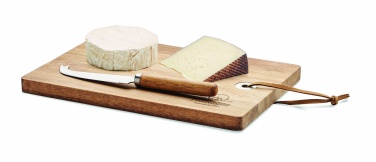 Logo trade promotional gift photo of: Acacia wood cheese board set Hannover