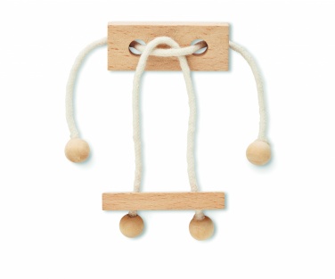 Logo trade advertising products picture of: Wooden brain teaser rectangle