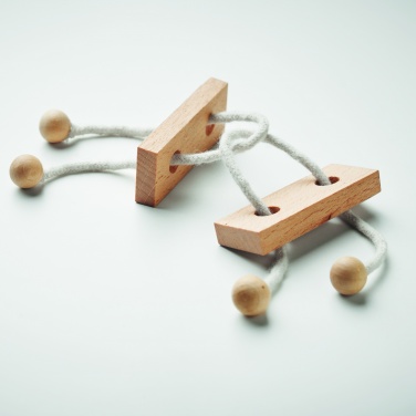 Logo trade advertising products picture of: Wooden brain teaser rectangle