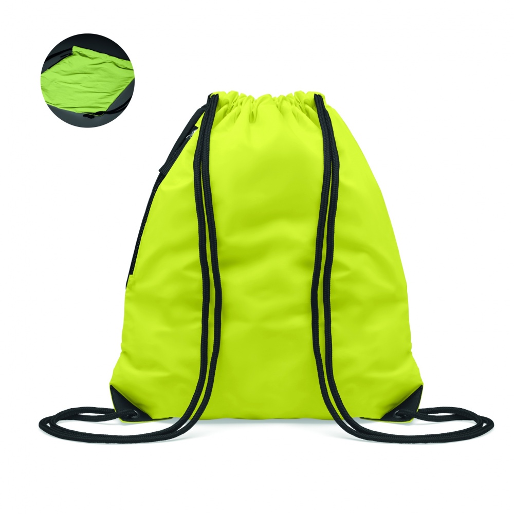 Logo trade promotional gifts picture of: Brightning drawstring bag