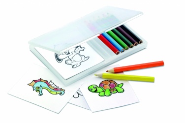 Logotrade advertising products photo of: Wooden pencil colouring set