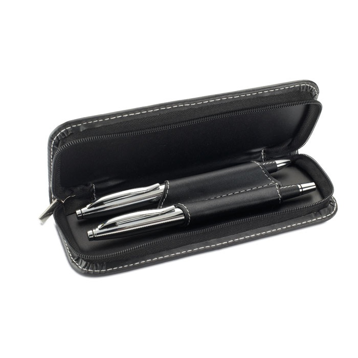 Logotrade promotional gift picture of: Ball pen and roller set