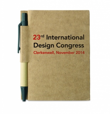 Logo trade promotional item photo of: Recycled notebook with pen