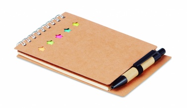 Logotrade promotional giveaway picture of: Notepad with pen and memo pad