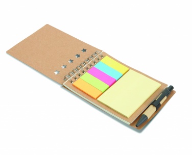Logotrade promotional giveaways photo of: Notepad with pen and memo pad