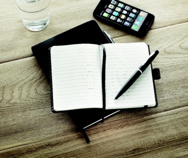 Logotrade business gift image of: A5 notebook with pen 72 lined
