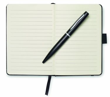 Logotrade advertising product picture of: A6 notebook with pen 72 lined
