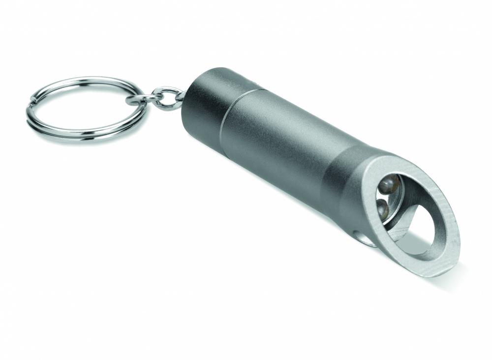 Logotrade corporate gift image of: Metal torch key ring Ylivieska