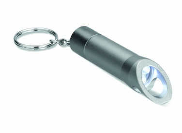 Logotrade promotional products photo of: Metal torch key ring Ylivieska