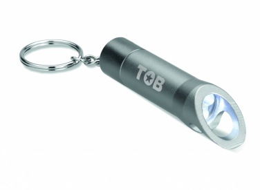 Logo trade promotional products image of: Metal torch key ring Ylivieska