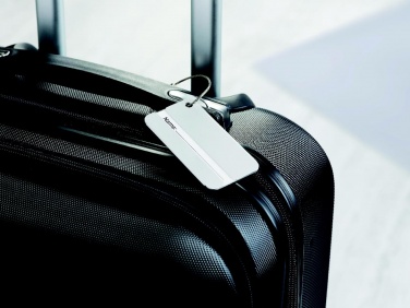 Logo trade promotional gifts picture of: Aluminium luggage tag