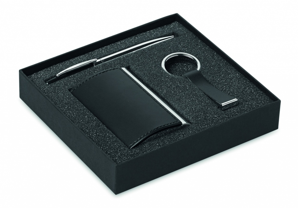 Logo trade promotional giveaways image of: Business gift set