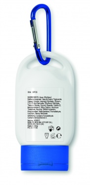 Logo trade promotional products image of: 30 ml sunscreen lotion