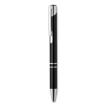 Logo trade promotional gifts picture of: Push button aluminium pen BERN