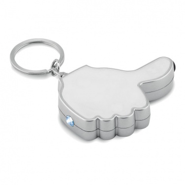 Logotrade promotional product picture of: Thumbs up led light w/key ring Valmiera