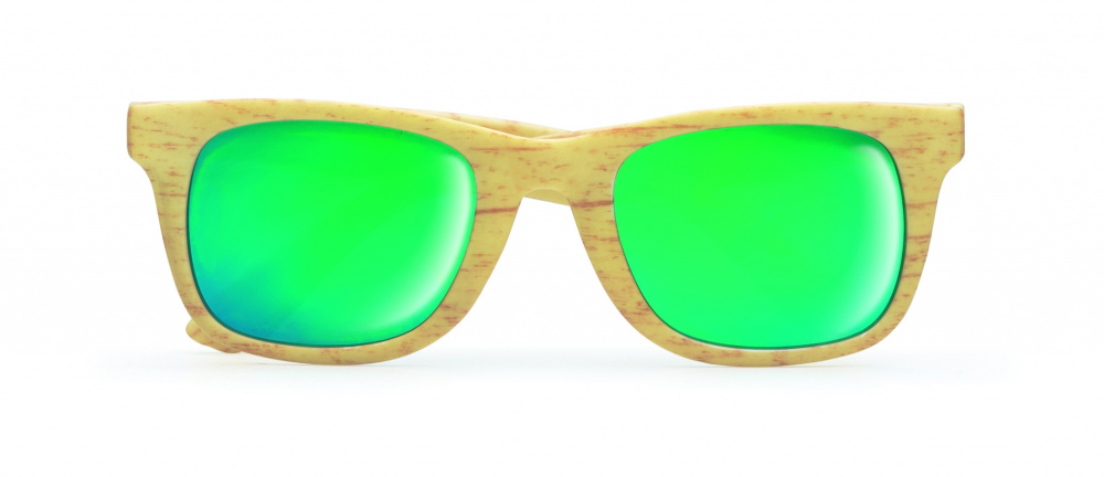 Logotrade promotional merchandise image of: Wooden look sunglasses MAARDU