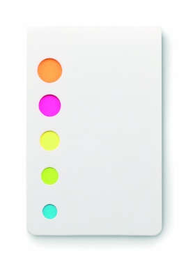 Logo trade promotional items image of: Page markers pad