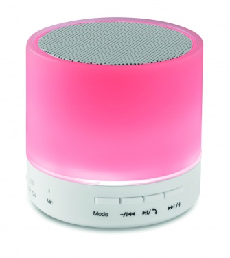 Logotrade promotional product image of: Round wireless speaker LED