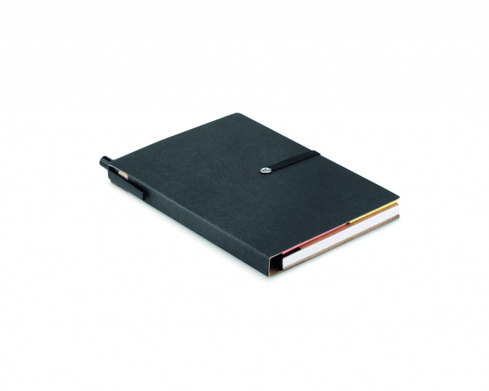 Logo trade corporate gift photo of: Notebook w/pen & memo pad