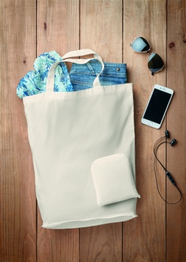 Logo trade corporate gift photo of: 100gr/m² foldable cotton bag
