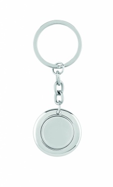 Logotrade promotional item picture of: Key ring with token Cēsis