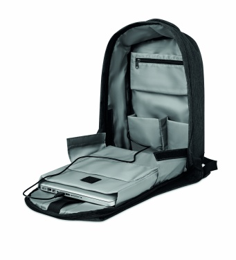 Logotrade promotional item picture of: 2 tone backpack incl USB plug