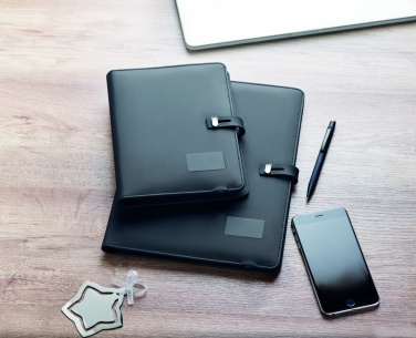 Logotrade business gift image of: A4 folder w/wireless charger5W