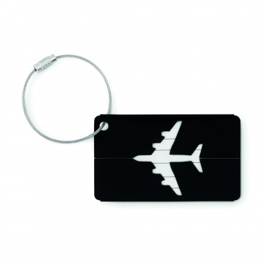 Logo trade promotional gifts image of: Aluminium luggage tag