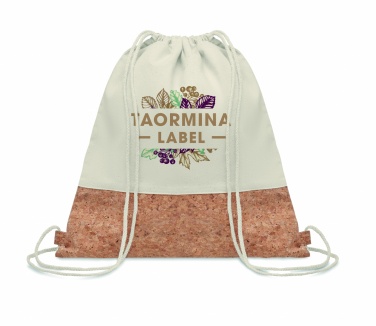 Logo trade corporate gifts image of: 160gr/m² cotton drawstring bag