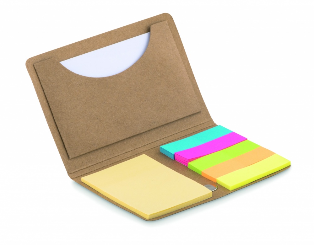 Logotrade promotional product image of: Card holder with memo set