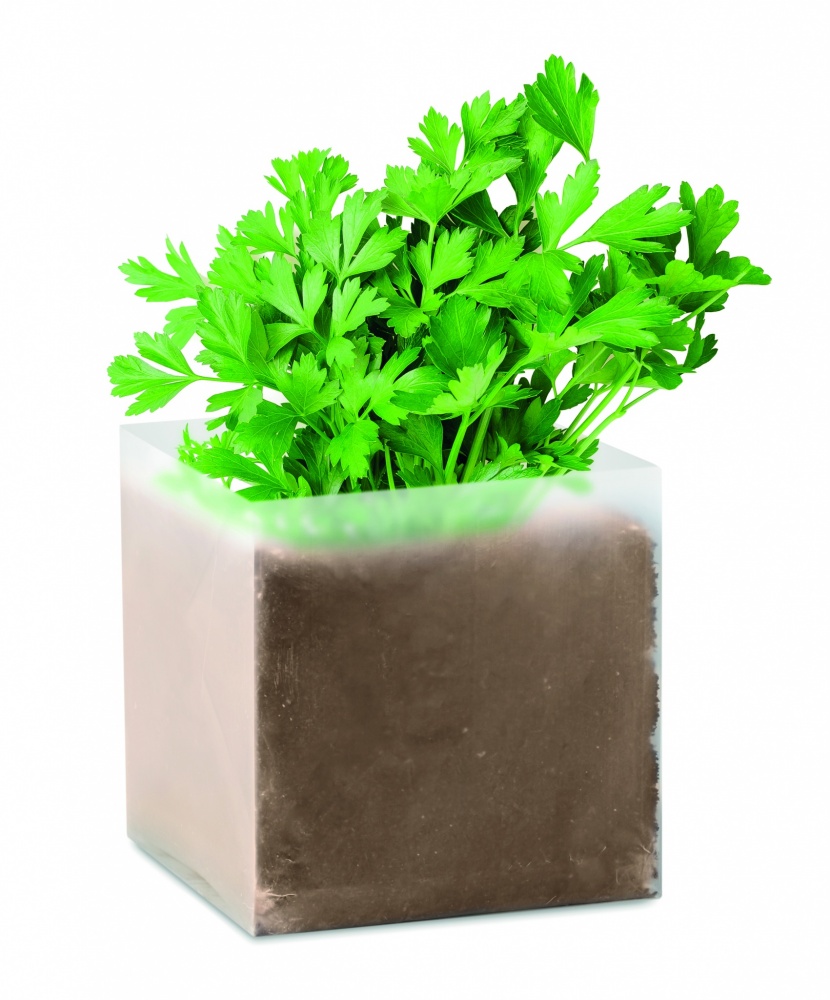 Logotrade promotional items photo of: Compost with seeds "PARSLEY"