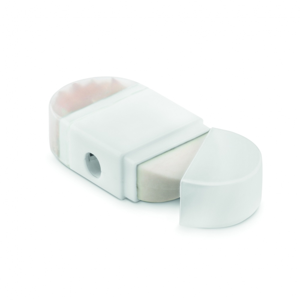 Logo trade promotional gift photo of: Sharpener and eraser