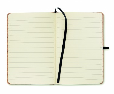 Logotrade promotional merchandise photo of: A5 cork notebook 96 lined