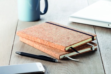 Logotrade advertising product picture of: A5 cork notebook 96 lined