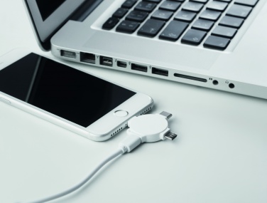 Logo trade promotional merchandise photo of: 3 in 1 cable adapter