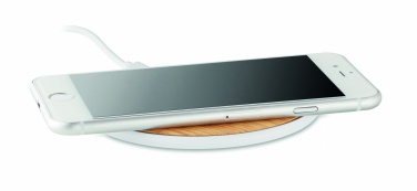 Logo trade promotional giveaway photo of: Wireless charger round 5W TISPAD