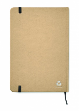 Logo trade promotional products picture of: A5 recycled notebook 80 lined