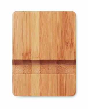 Logo trade promotional giveaways image of: Bamboo stand APOYA