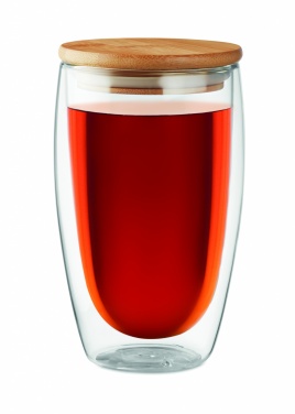 Logotrade promotional giveaway picture of: Double wall  glass 450 ml Frankfurt