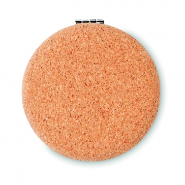 Logotrade promotional item image of: Pocket mirror with cork cover